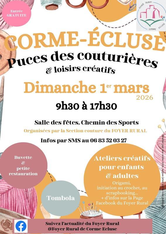 Puces des couturières et des loisirs créatifs