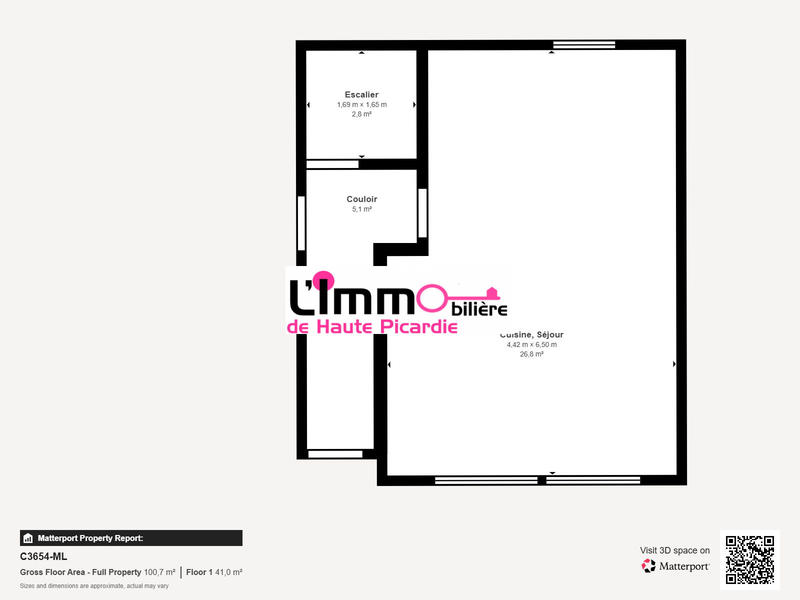 Maison - 80 m² - 4 pièces