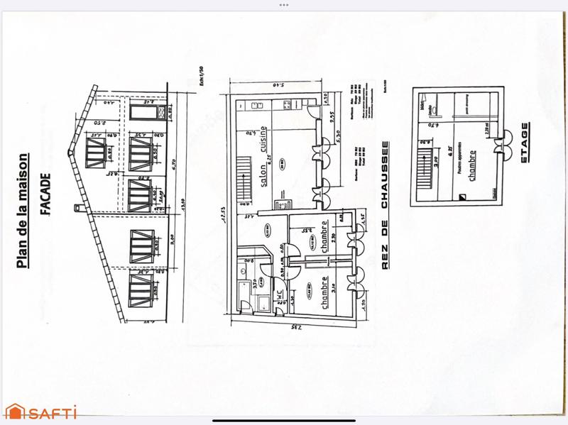 Maison - 88 m² - 4 pièces