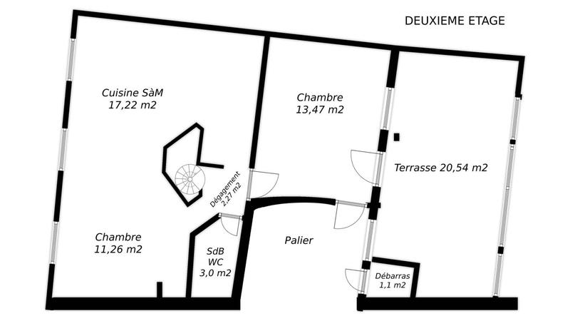 Appartement - 118 m² - 5 pièces