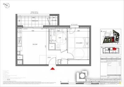 Appartement - 42 m² - 2 pièces