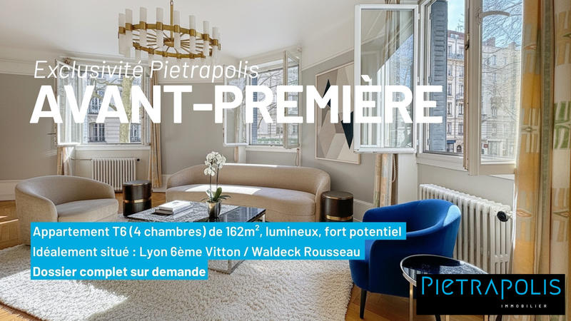 Appartement - 162 m² - 6 pièces