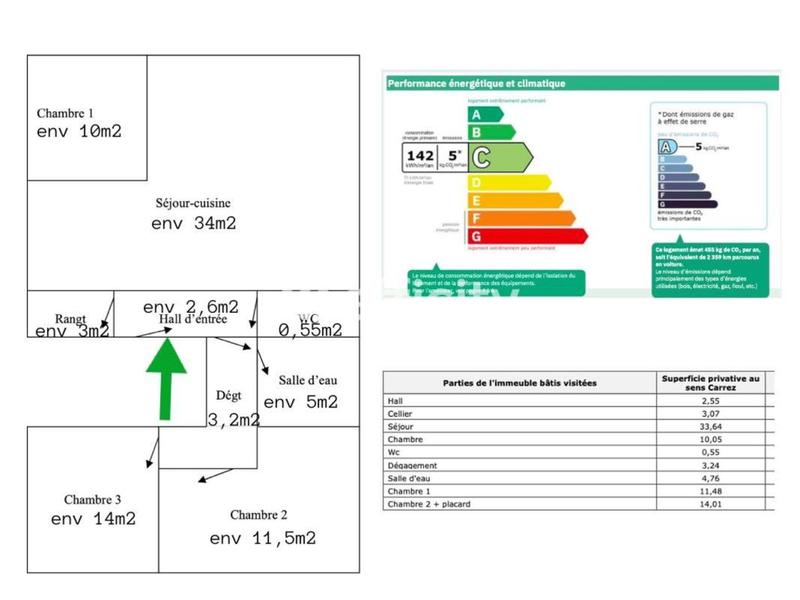 Appartement - 85 m² - 4 pièces