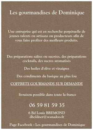 Les gourmandises de Dominique
