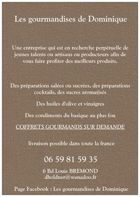 Les gourmandises de Dominique