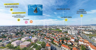 Appartement - 22 m² - 1 pièce