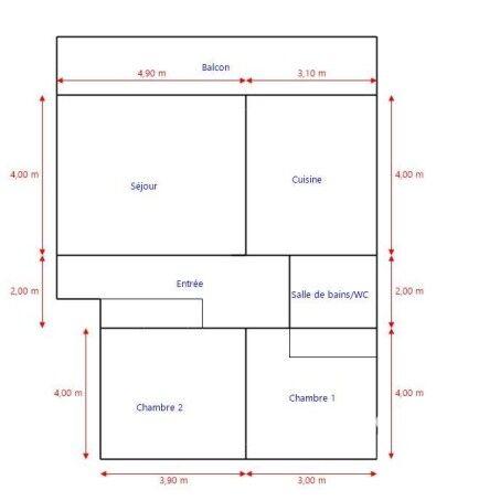 Appartement - 76 m² - 3 pièces