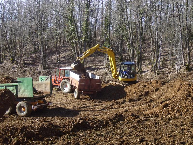 Terrassement et Goudronnage assainissement , Cambou
