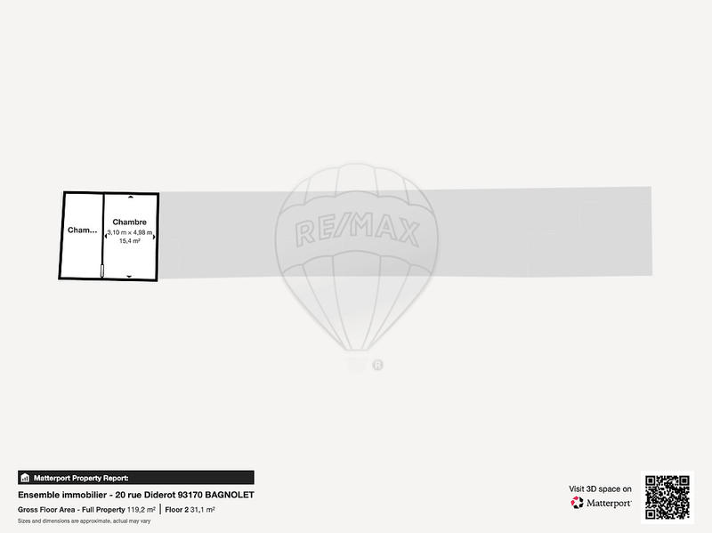 Maison - 50 m² - 3 pièces