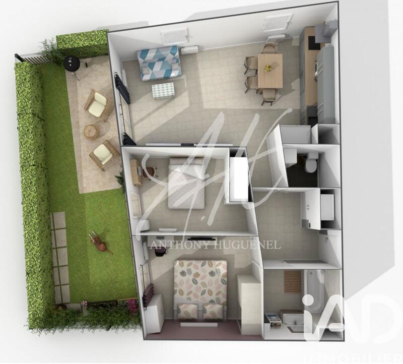 Appartement - 63 m² - 3 pièces