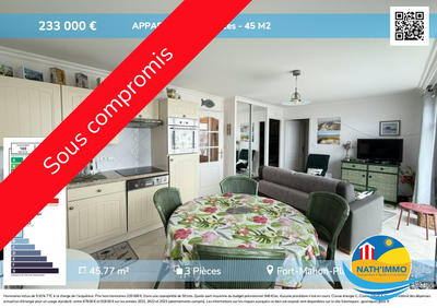 Appartement - 46 m² - 3 pièces