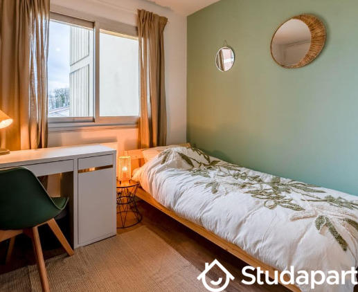 Chambre - 10 m² - 1 pièce