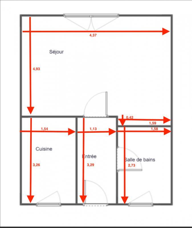 Appartement - 35 m² - 1 pièce