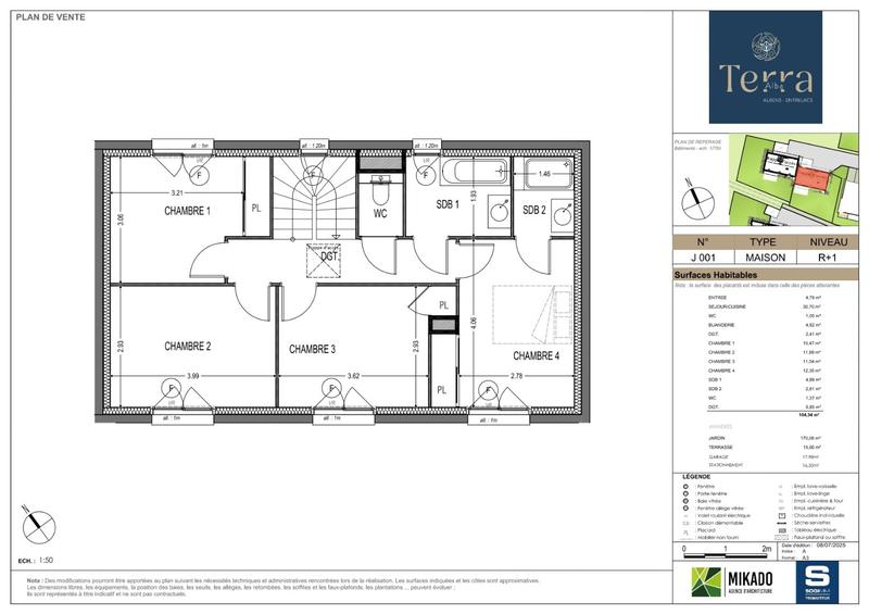 Maison - 104 m² - 5 pièces