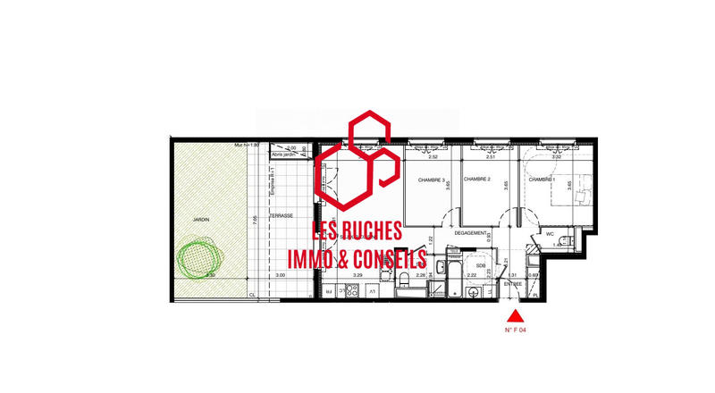 Appartement - 75 m² - 5 pièces