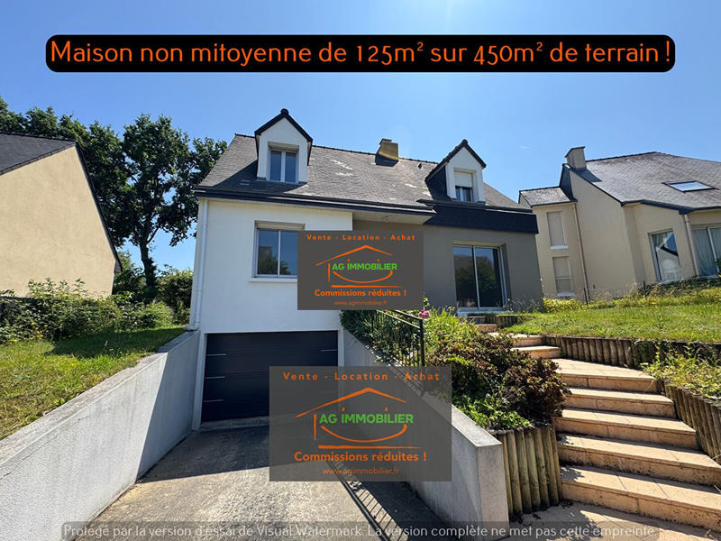 Maison - 125 m² - 6 pièces