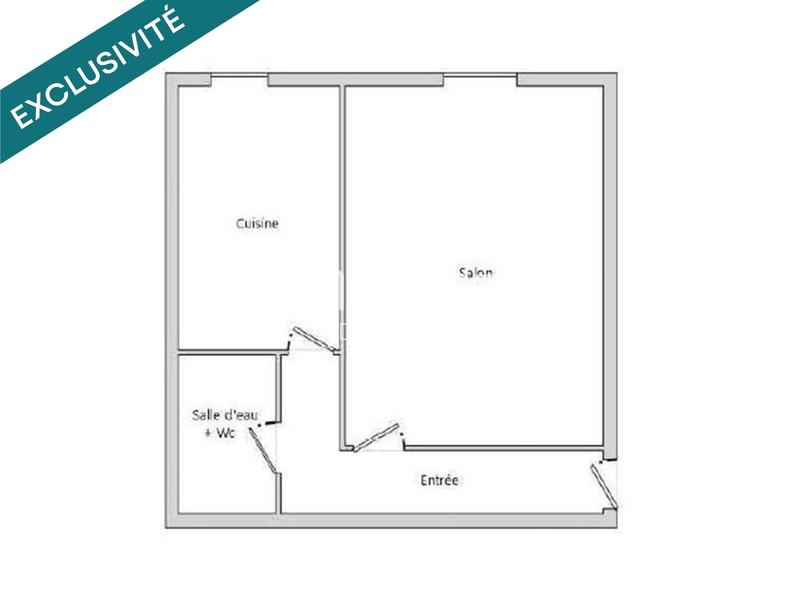 Appartement - 32 m² - 2 pièces