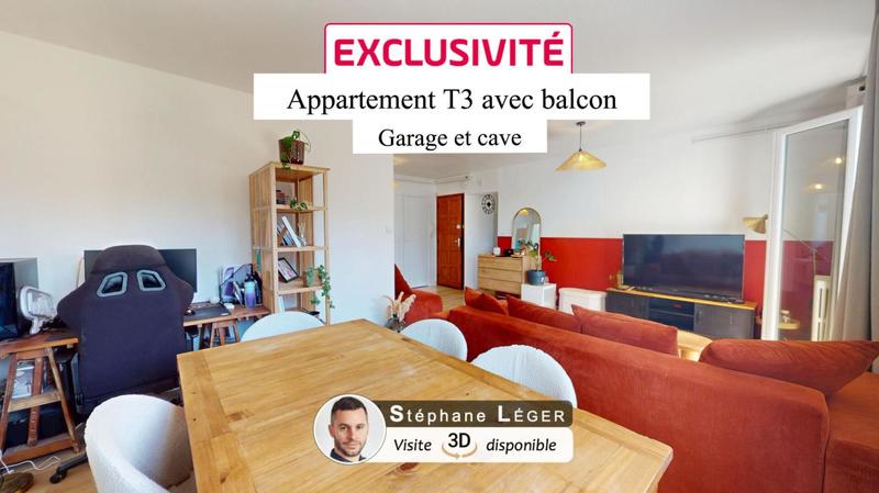 Appartement - 67 m² - 3 pièces