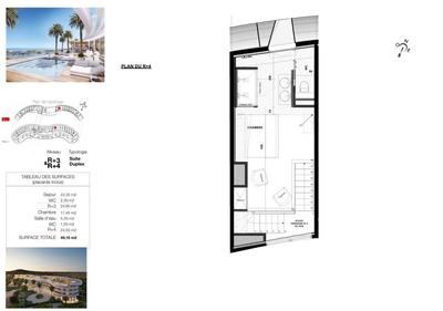 Appartement - 49 m² - 2 pièces