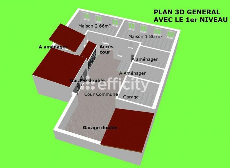 Maison - 185 m² - 8 pièces