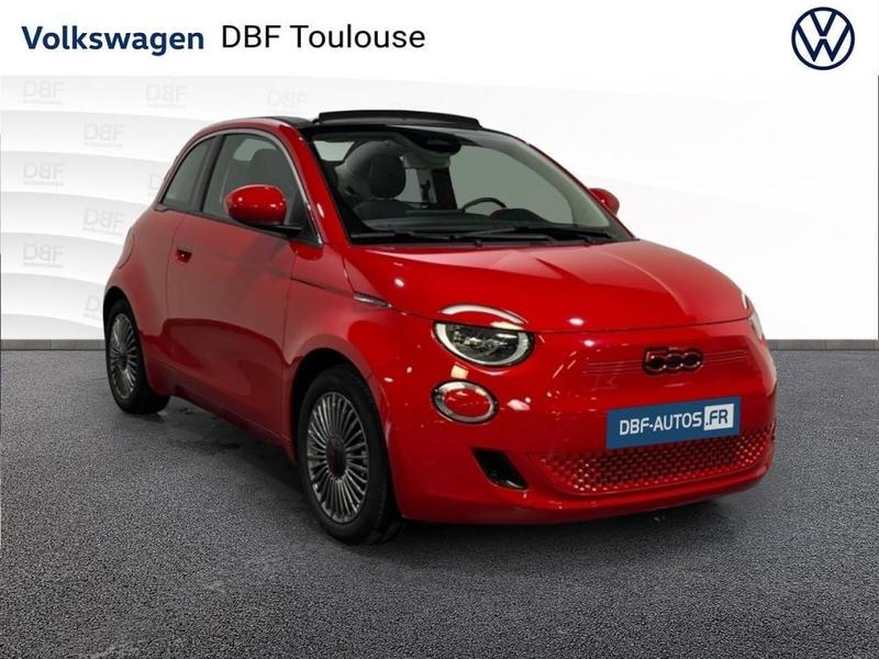 Fiat 500 500e My22 Serie 1 Step Cabriolet 500c e 95 ch (Red)