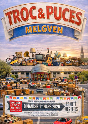 Troc et puces du comité des fêtes de melgven