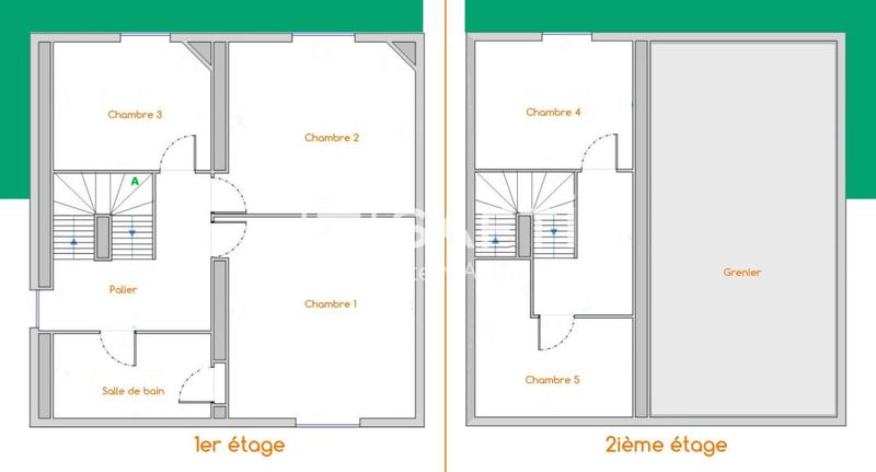 Maison de maîtres - 153 m² - 8 pièces