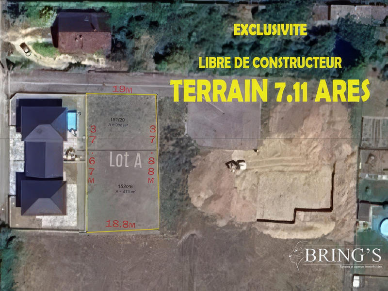 Terrain - 711 m²