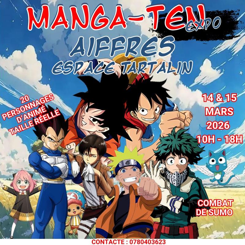 Manga Ten expo à Aiffres