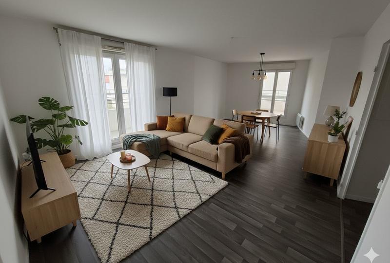 Appartement - 75 m² - 3 pièces