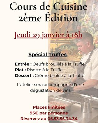 Cours de cuisine Spécial Truffe