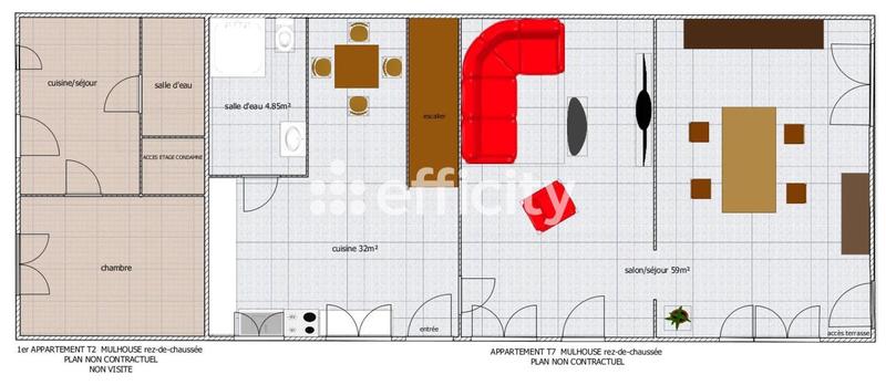 Appartement - 270 m² - 11 pièces