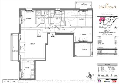 Appartement - 83 m² - 4 pièces