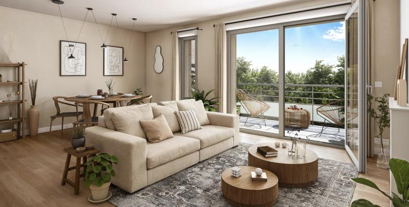 Appartement - 46 m² - 2 pièces