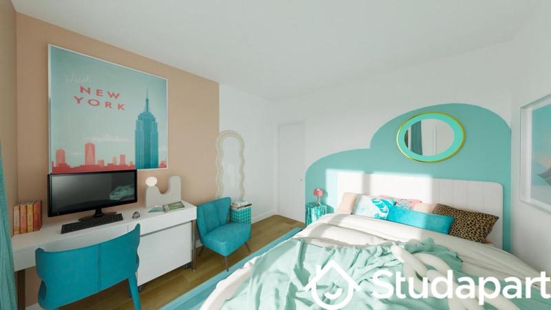 Chambre - 10 m² - 1 pièce