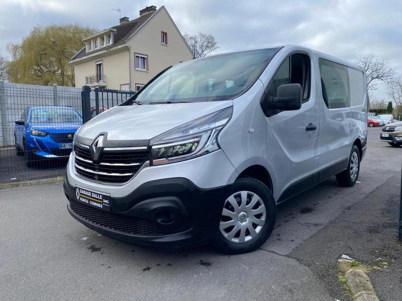 Renault Trafic 2.0 Dci Edc Grd Confort 6 Places L1h1 1000 Cabine Approfondie Boite Automatique/Radars/Gps/Roue de Secours