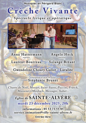 Concert de Noël et crèche vivante, spectacle lyrique et opératique