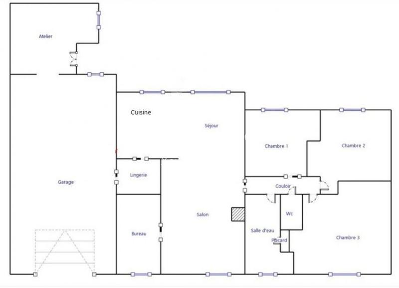 Maison - 91 m² - 5 pièces