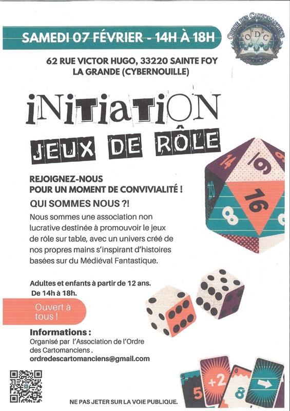 Initiation jeux de rôle