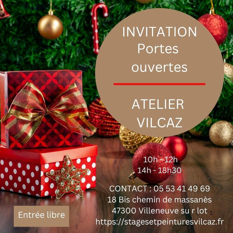 Portes ouvertes de Noël de l'Atelier Vilcaz