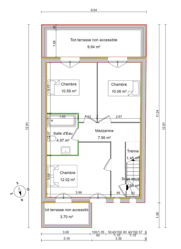 Maison - 105 m² - 5 pièces