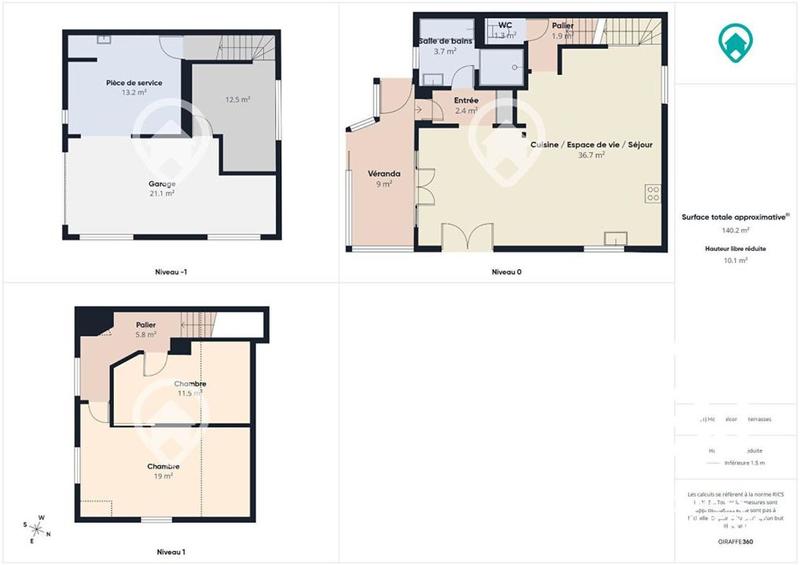 Maison - 84 m² - 4 pièces