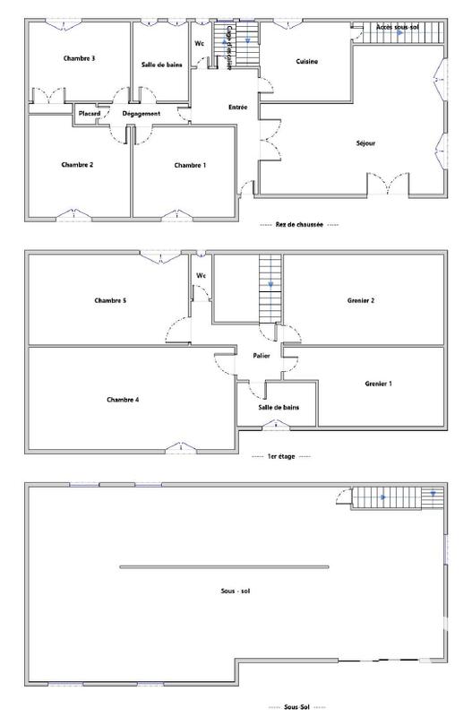 Maison - 166 m² - 6 pièces