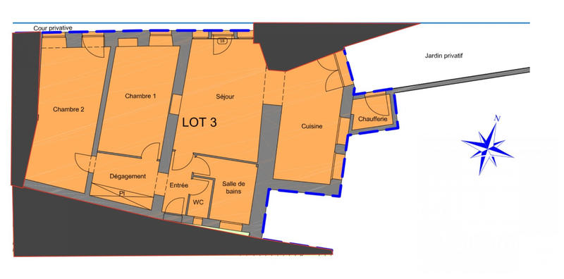 Maison - 83 m² - 3 pièces