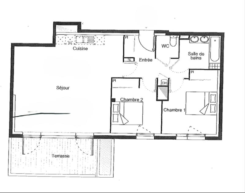 Appartement - 70 m² - 3 pièces