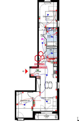 Appartement - 68 m² - 3 pièces