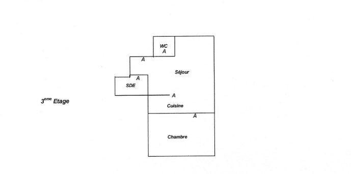 Appartement - 23 m² - 2 pièces
