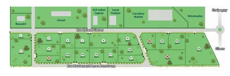 Terrain agricole - 1 065 m²