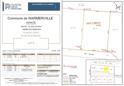 Terrain constructible - 500 m²