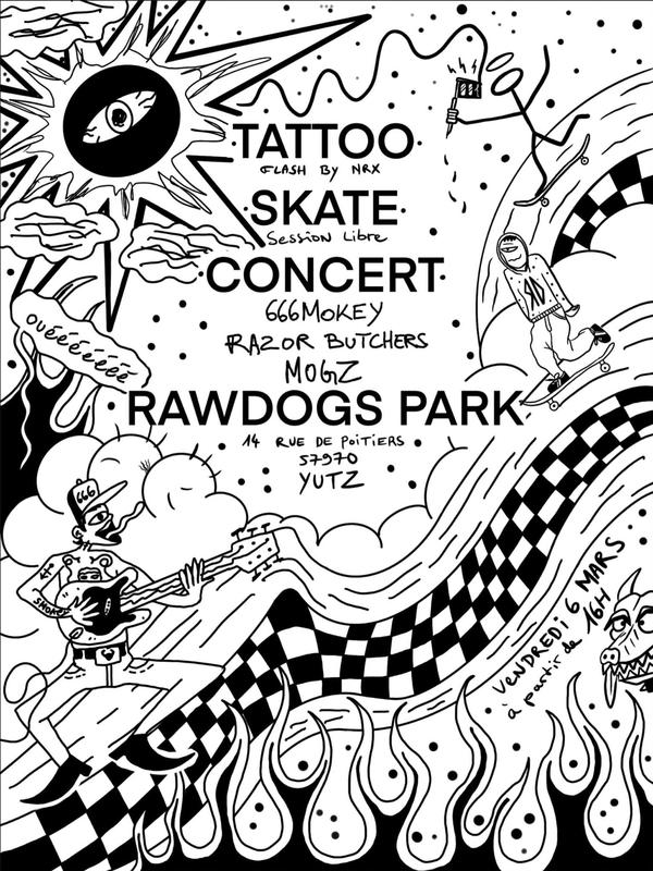 Skate libre et concert